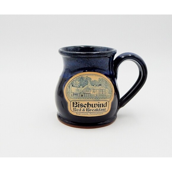 Deneen Pottery Mug Bischwind Bed & Breakfast Coffee Tea Hand-Thrown 2011 - Picture 1 of 8